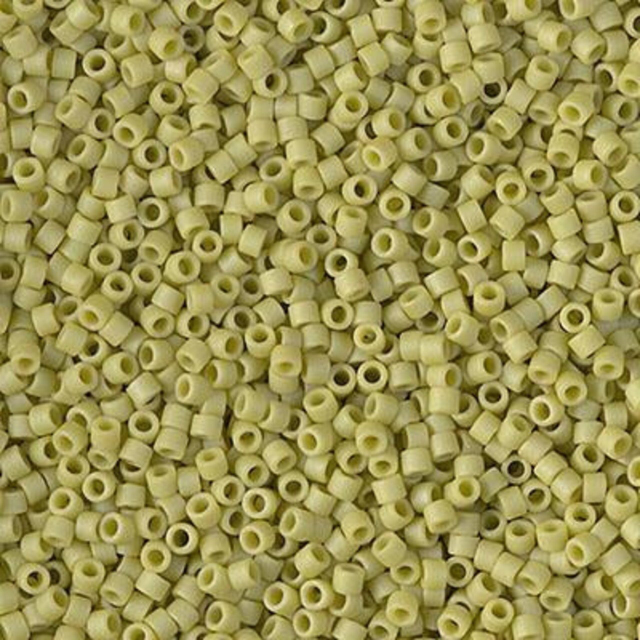 Miyuki Delica Bead 11/0, DB2290, Matte Opaque Glazed Spring Green, 5 grams